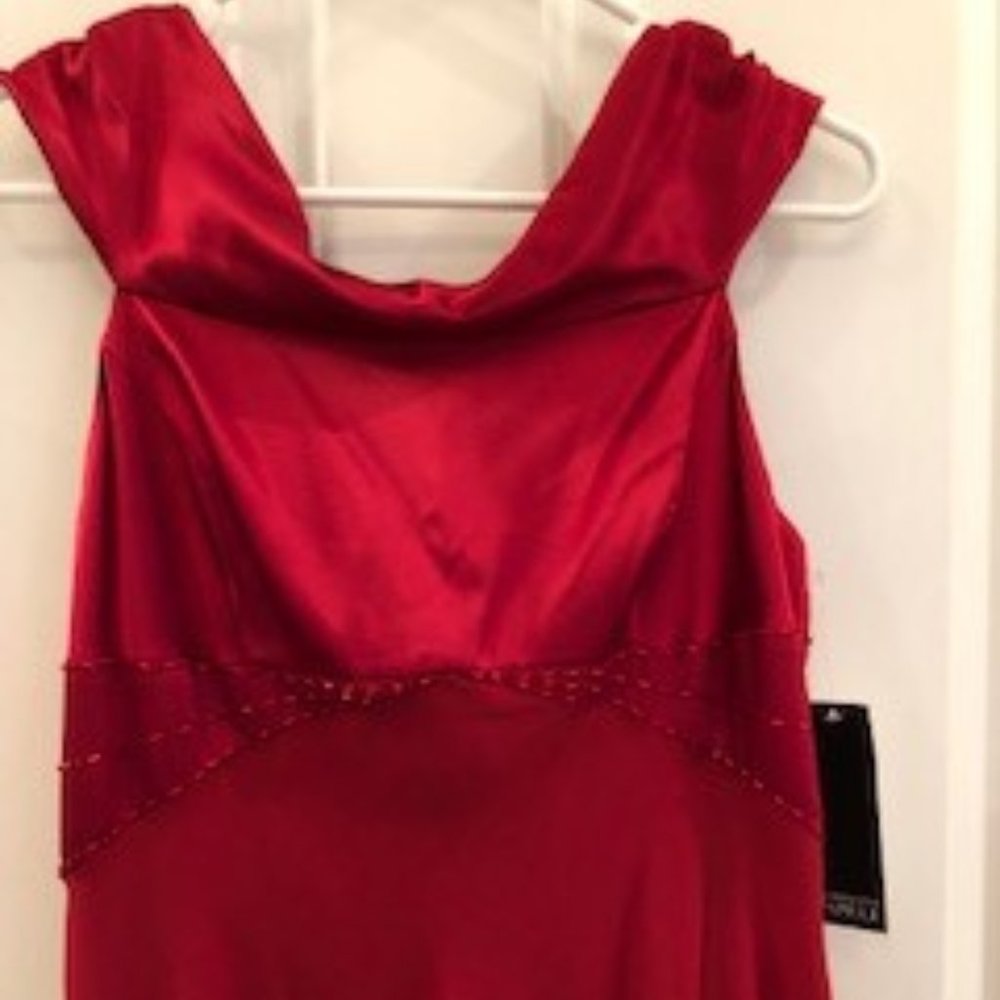 Red Adrianna Papell Cocktail, Party or Wedding Dress